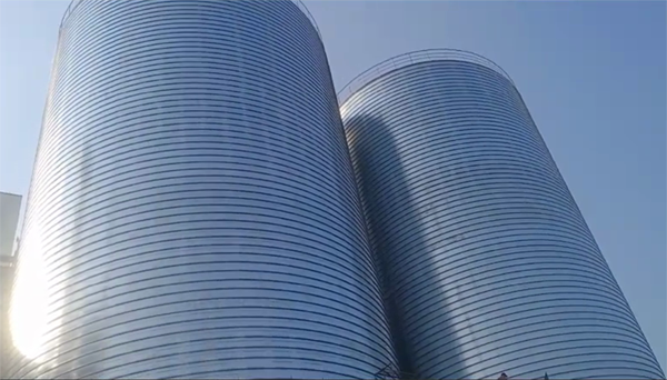 广东2座混凝土高架卷板仓